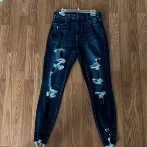 american eagle size 2 short curvy high-rise jeggings